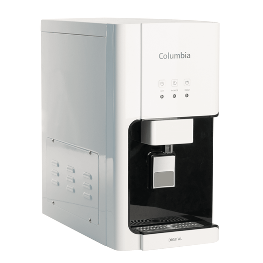 Columbia Dispenser Acqua Refrigerata Soprabanco con Microfiltrazione – 2 vie acqua fredda/calda e ambiente - AcquaVitale