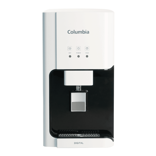 Columbia Dispenser Acqua Refrigerata Soprabanco con Osmosi Inversa – 2 vie acqua fredda/calda e ambiente - AcquaVitale