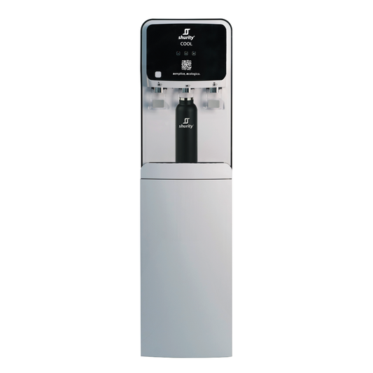 Cool Dispenser Acqua Refrigerata a Colonna con Microfiltrazione – 3 vie acqua fredda, calda e ambiente